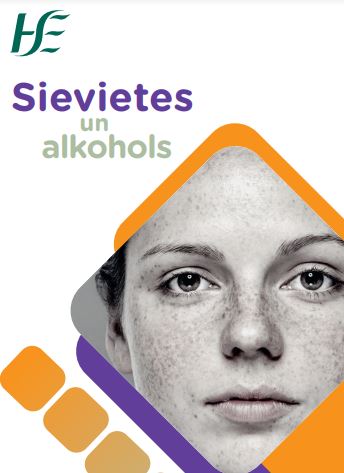 Women and Alcohol Leaflet in Latvian
