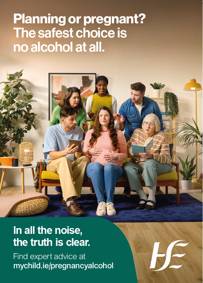 Pregnancy and Alcohol English A3 Poster