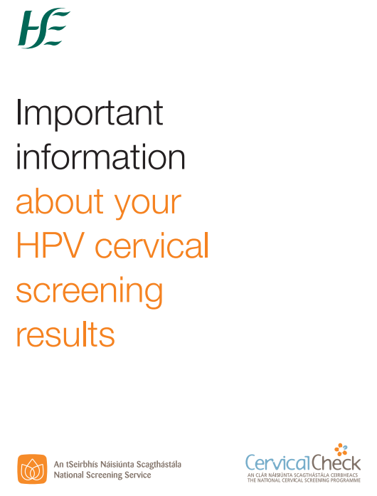 Important information about your HPV cervical screening results