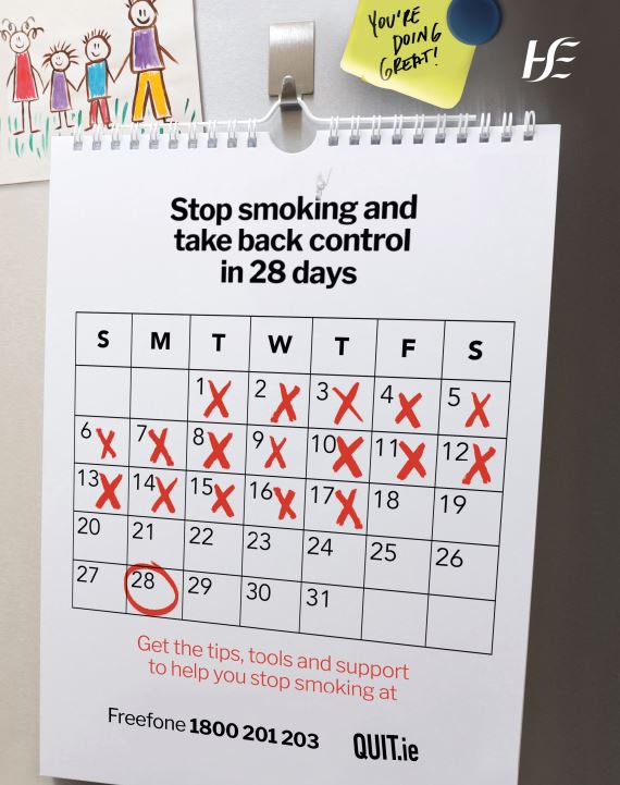 Quit - A guide to quitting smoking poster