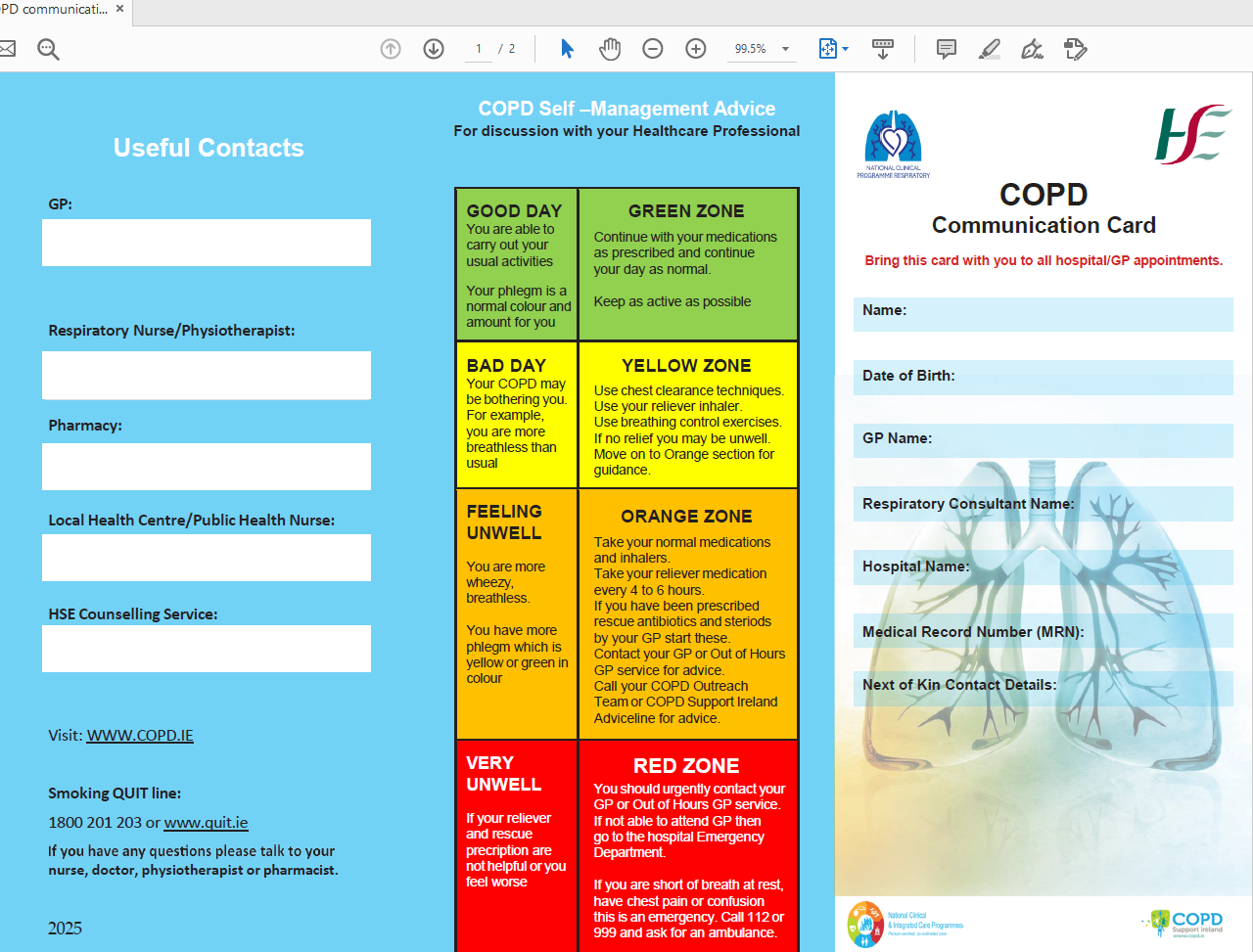 COPD Communication Card (download only)