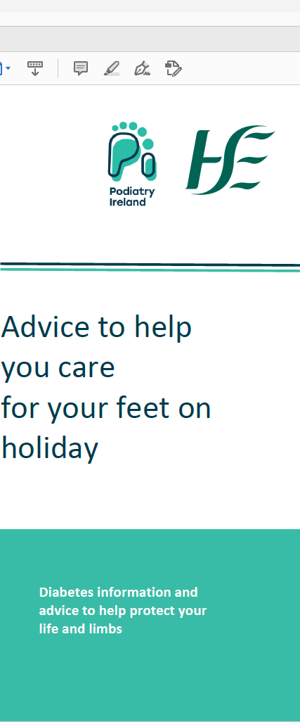 Advice to help you care for your feet on holiday