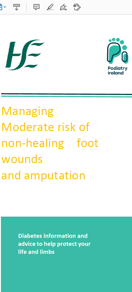 Managing Moderate risk of non-healing foot wounds and amputation